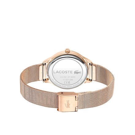 Damski zegarek LACOSTE Club 2001209 różowozłoty z siateczką