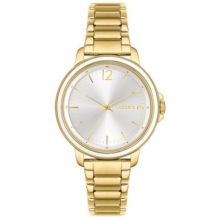 Damski zegarek LACOSTE Slice 2001221 klasyczny złoty
