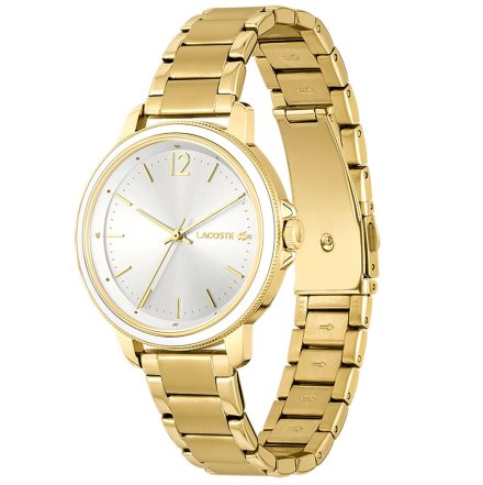 Damski zegarek LACOSTE Slice 2001221 klasyczny złoty