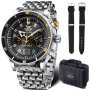 Zegarek Vostok Europe Anchar Chrono z bransoletą 6S21-510A584 żółty