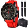 Zegarek Vostok Europe Anchar Chrono 6S21-510C582 czarno-czerwony