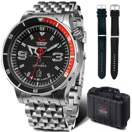 Zegarek Vostok Europe Anchar Automat z bransoletą srebrną NH35A-510A587