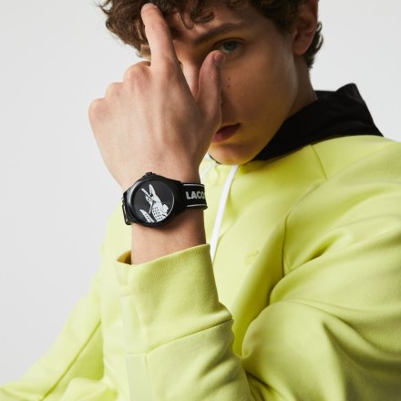 Męski zegarek Lacoste 2011185 Neocroc z czarnym paskiem