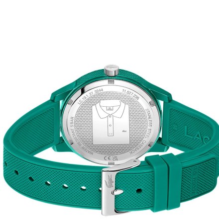 Męski zegarek Lacoste 2011192 1212 zielony kauczukowy