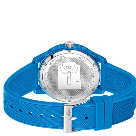 Męski zegarek Lacoste 2011193 1212 niebieski kauczukowy
