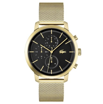 Męski zegarek Lacoste 2011195 Replay z złotą bransoletą