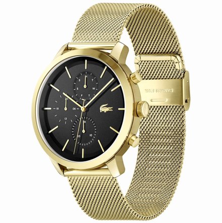 Męski zegarek Lacoste 2011195 Replay z złotą bransoletą
