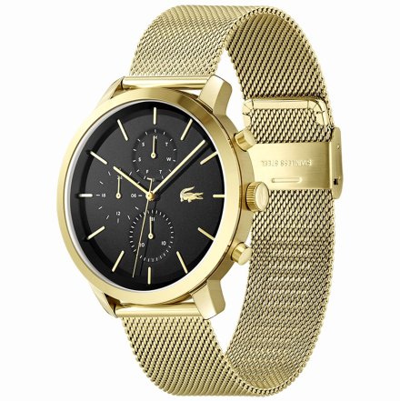Męski zegarek Lacoste 2011195 Replay z złotą bransoletą