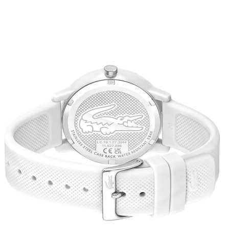 Męski zegarek Lacoste 2011169 1212 biały kauczukowy