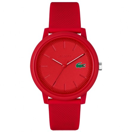 Męski zegarek Lacoste 2011173 1212 czerwony kauczukowy