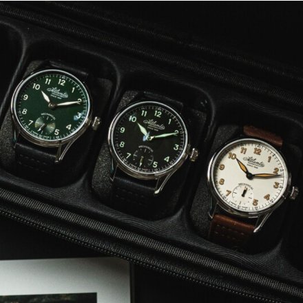 Zegarek Atlantic Worldmaster Mechanical Manufacture czarny 52952.41.63