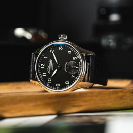 Zegarek Atlantic Worldmaster Mechanical Manufacture czarny 52952.41.63