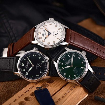 Zegarek Atlantic Worldmaster Mechanical Manufacture czarny 52952.41.63