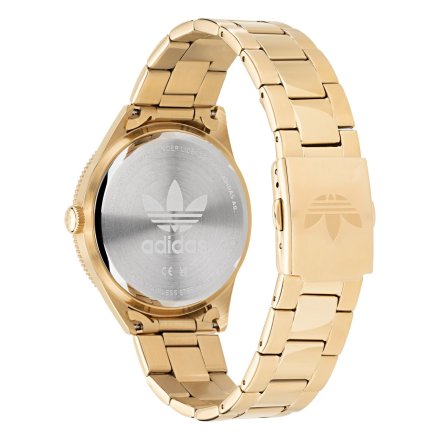 Złoty zegarek adidas Originals Fashion Edition Three 41 mm AOFH22062
