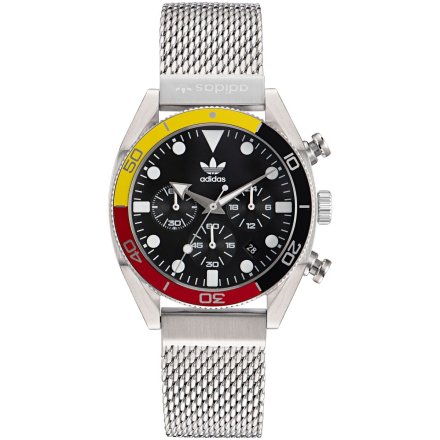 Srebrny zegarek adidas Originals Fashion Edition Two Chrono AOFH22501