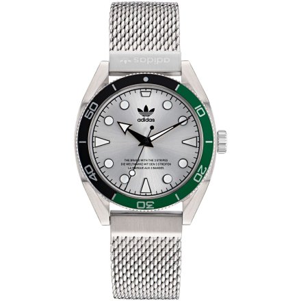 Srebrny zegarek adidas Originals Fashion Edition Two AOFH22503