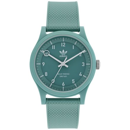 Zielony zegarek adidas Originals Street Project One AOST22045