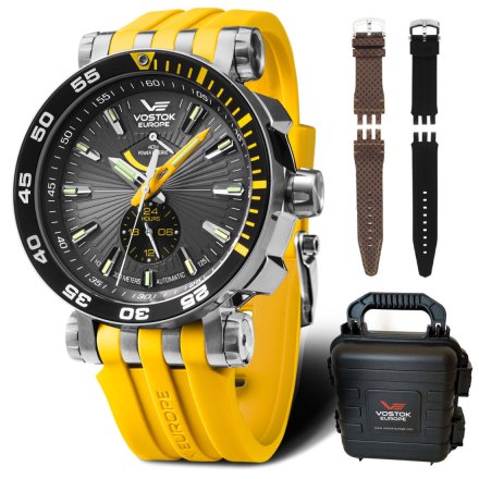 Zegarek Vostok Europe Energia żółto-czarny YN84-575A539 Y