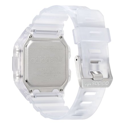 Biały zegarek adidas Originals Street Digital One GMT AOST22049