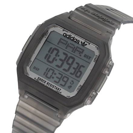 Szary zegarek adidas Originals Street Digital One GMT AOST22050