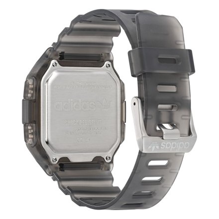 Szary zegarek adidas Originals Street Digital One GMT AOST22050