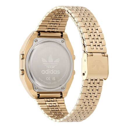 Złoty zegarek adidas Originals Street Digital Two  AOST22071
