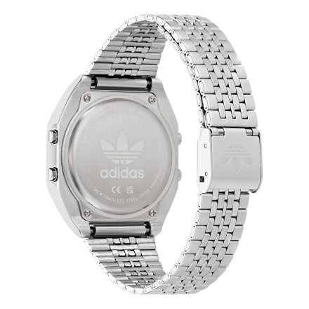 Srebrny zegarek adidas Originals Street Digital Two  AOST22072