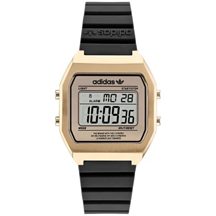 Złoty zegarek adidas Originals Street Digital Two  AOST22075