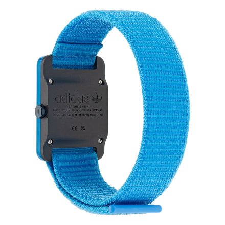 Niebieski zegarek adidas Originals Street Retro Pop One AOST22541