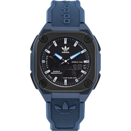 Granatowy zegarek adidas Originals Street City Tech One  AOST22545