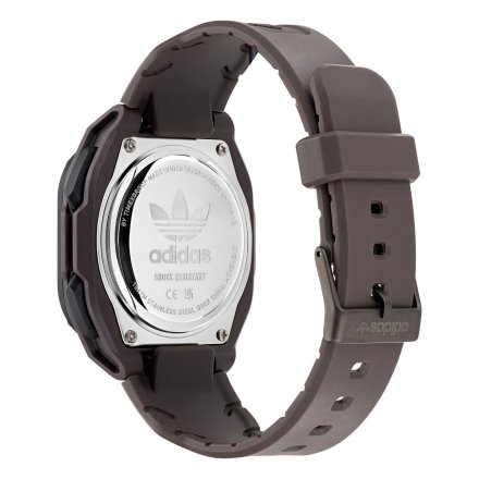 Brązowy zegarek adidas Originals Street City Tech One  AOST22546