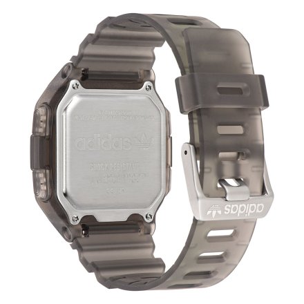 Czarny zegarek adidas Originals Street Digital One GMT  AOST22554