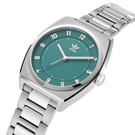 Srebrny zegarek adidas Originals Style Code One AOSY22027