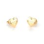 Złote kolczyki Guess serca GUESS STUDS PARTY JUBE02179JW