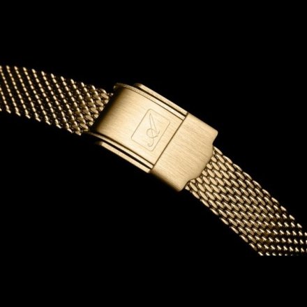Złoty szwajcarski zegarek damski Adriatica A3540.1141Q