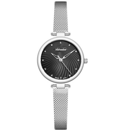 Srebrny szwajcarski zegarek damski Adriatica A3540.5146Q