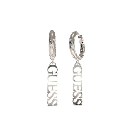 Srebrne kolczyki wiszące GUESS UNDERWATER LOVE JUBE02312JW