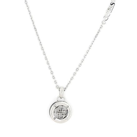 Srebrny naszyjnik Guess z logo GUESS 4G LOOP JUBN02288JW