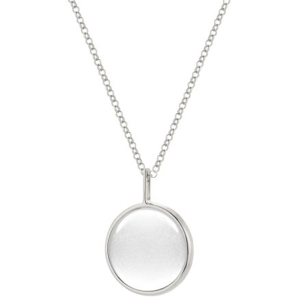Srebrny naszyjnik z okrągłą zawieszką z masą perłową Ditta Zimmermann DZN393 • SREBRO 925
