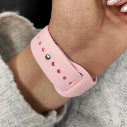 Smartwatch Pacific 20-8 Różowy prostokątny z funkcją rozmowy Kroki Puls Kalorie Sport