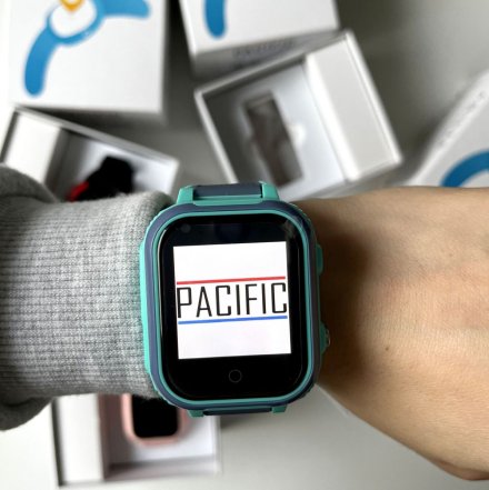 Smartwatch dla chłopca z funkcją dzwonienia Niebieski Pacific 30-03 + TOREBKA GRATIS!