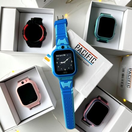 Smartwatch dla chłopca z funkcją dzwonienia Niebieski Pacific 30-03 + TOREBKA GRATIS!