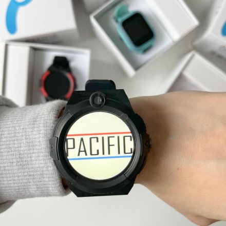 Smartwatch dla dziecka SIM GPS WIDEO ROZMOWY Czarny Pacific 31-01 + TOREBKA GRATIS!
