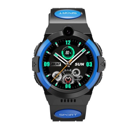 Smartwatch dla dziecka SIM GPS WIDEO ROZMOWY Czarno-niebieski Pacific 31-02 + TOREBKA GRATIS!