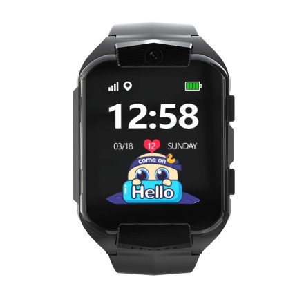 Smartwatch dla dzieci SIM GPS WIDEO ROZMOWY Czarny Pacific 32-01