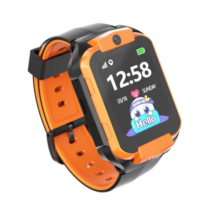 Smartwatch dla dzieci SIM GPS WIDEO ROZMOWY Pomarańczowy Pacific 32-03