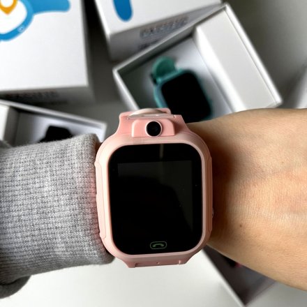 Smartwatch dla dziewczynki z funkcją dzwonienia GPS Różowy Pacific 33-02