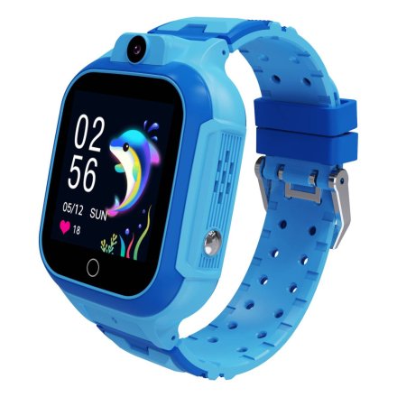 Smartwatch dla dzieci z funkcją dzwonienia GPS Niebieski Pacific 33-03 + TOREBKA GRATIS!