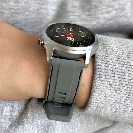 Smartwatch z funkcją rozmowy szary Pacific 36-01 Sport Kroki Kalorie Puls Ciśnienie