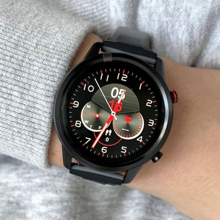 Smartwatch z funkcją rozmowy szary Pacific 36-04 Sport Kroki Kalorie Puls Ciśnienie